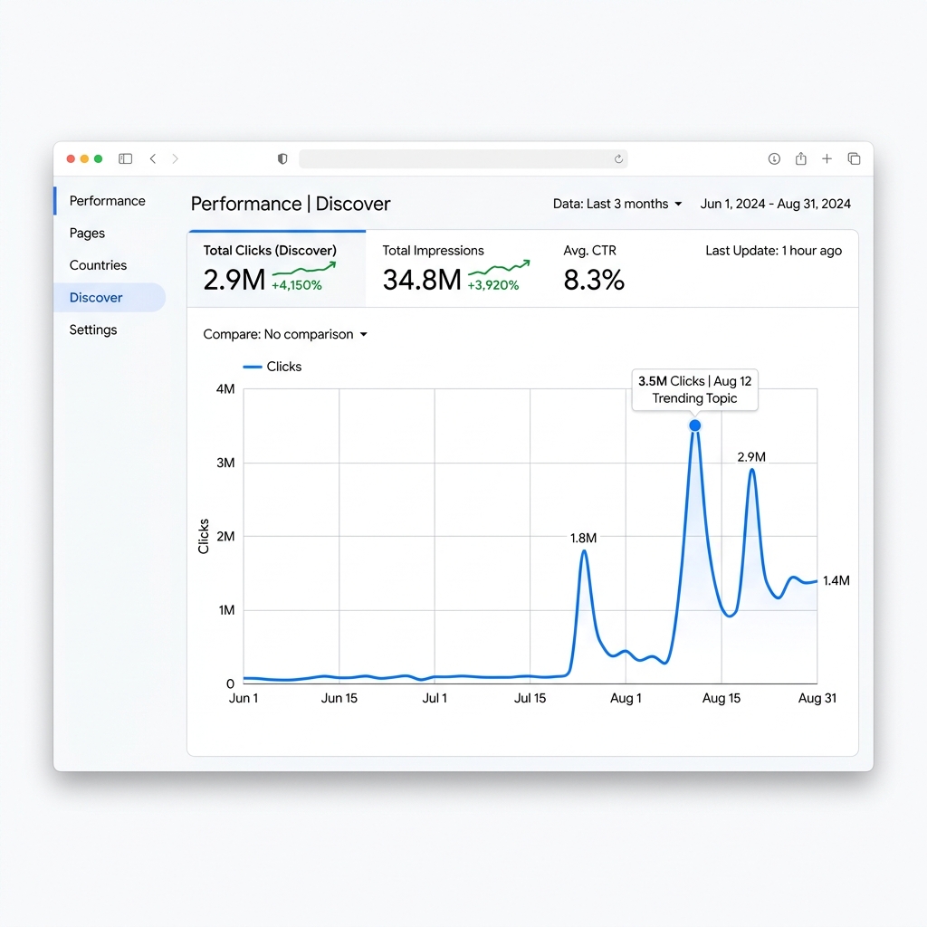 Google Discover 3.5M Traffic Trends